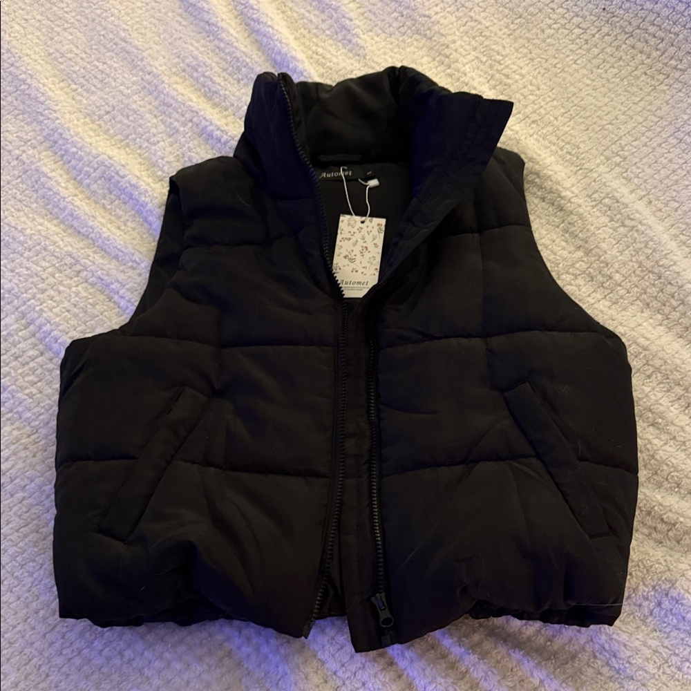 Black Puffer Vest